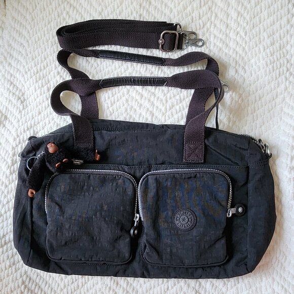 Kipling Crossbody Tote Bag - Black - Picture 1 of 6